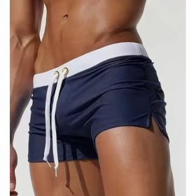 Men's Athletic Shorts (Option: Dark blue-S)